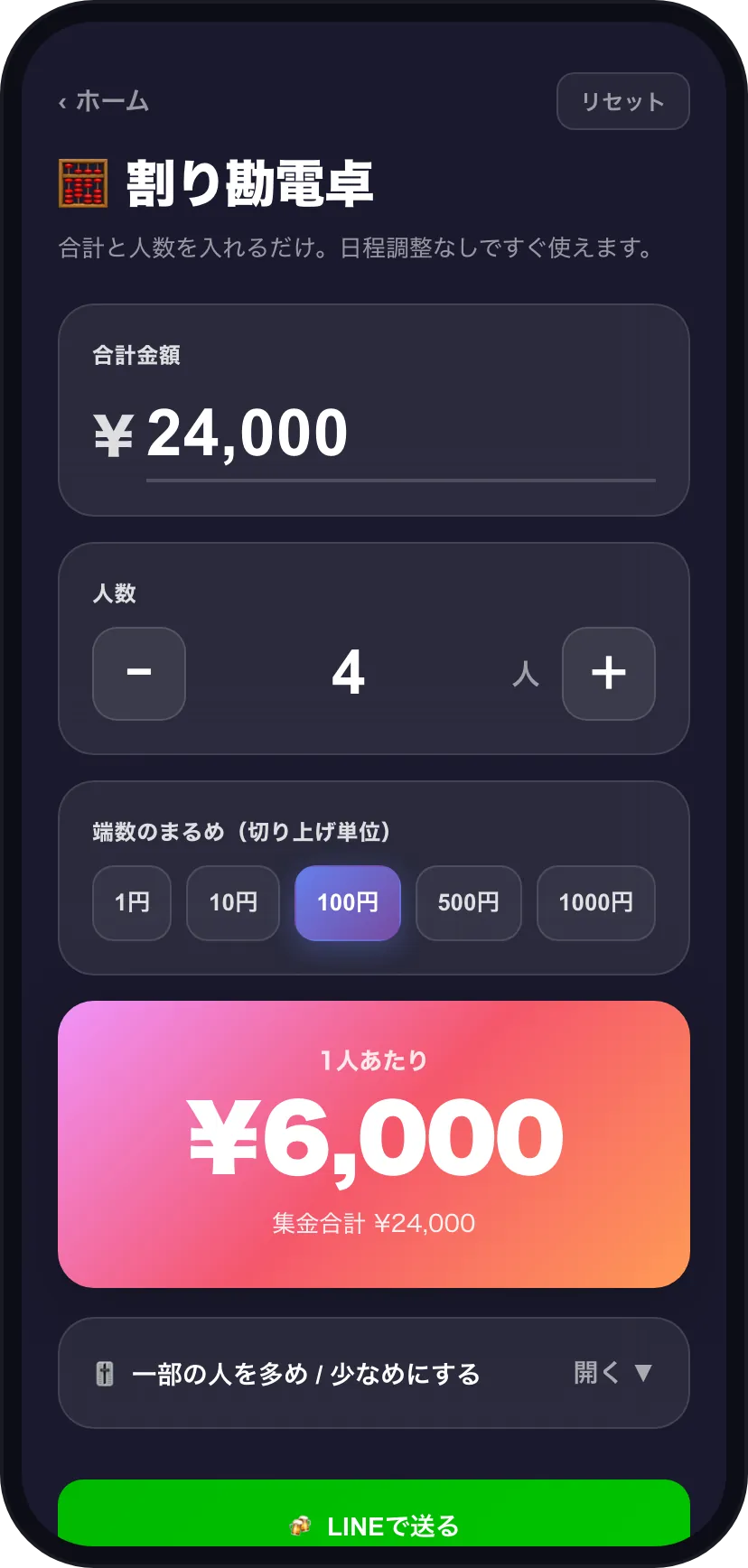 均等割り